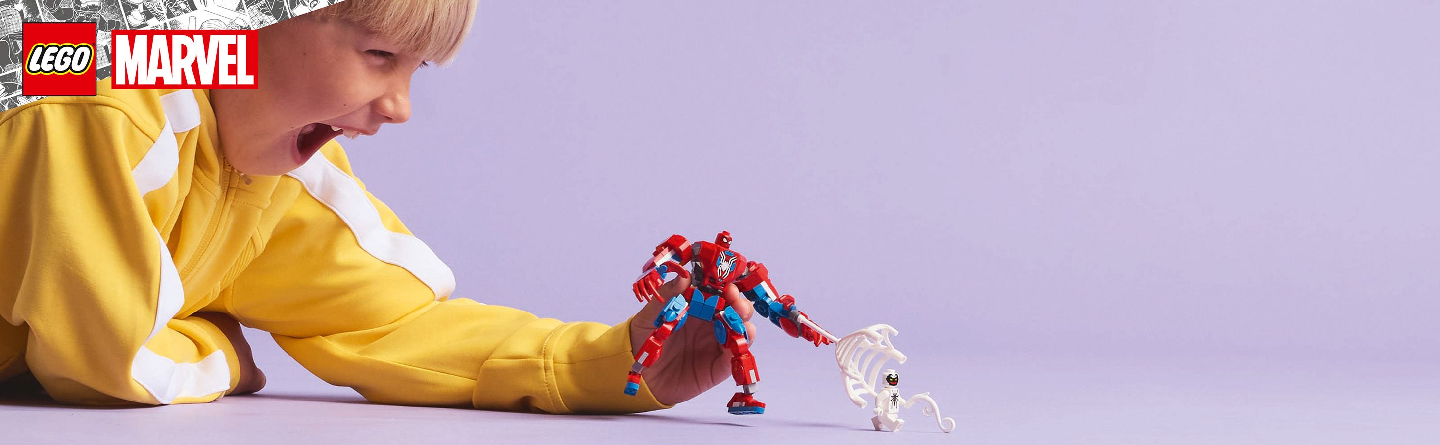 Epický boj s&nbsp;robotickým oblekem Spider-Mana